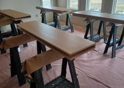 Room Interior with a Wooden Table & Chairs